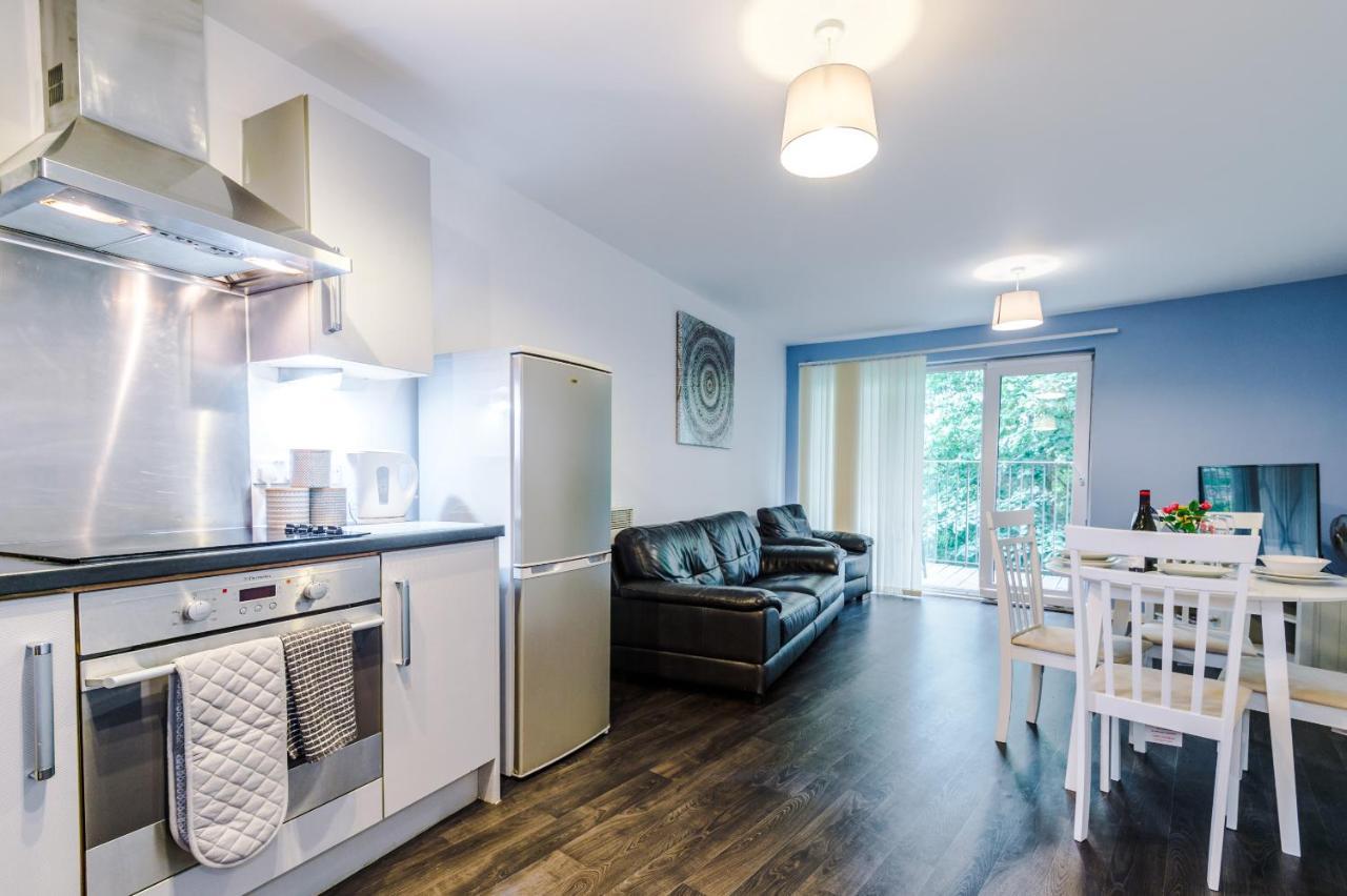 2 Bed Apartment With Balcony Private Parking Near Etihad Stadium, Coop Live Manchester Exteriör bild